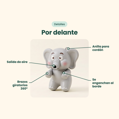 Elefante Sopla-Enfría Comidas y Bebidas